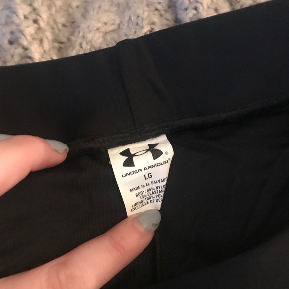 UA Black spandex shorts - Picture 3 of 3